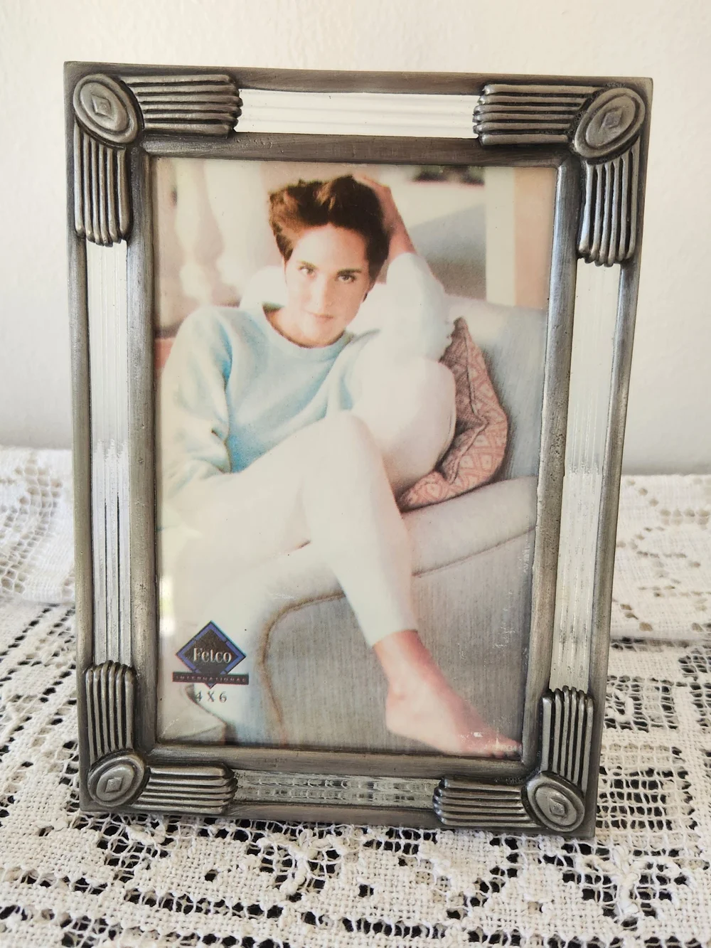 Vintage Silver Picture Frame - Silver Finish